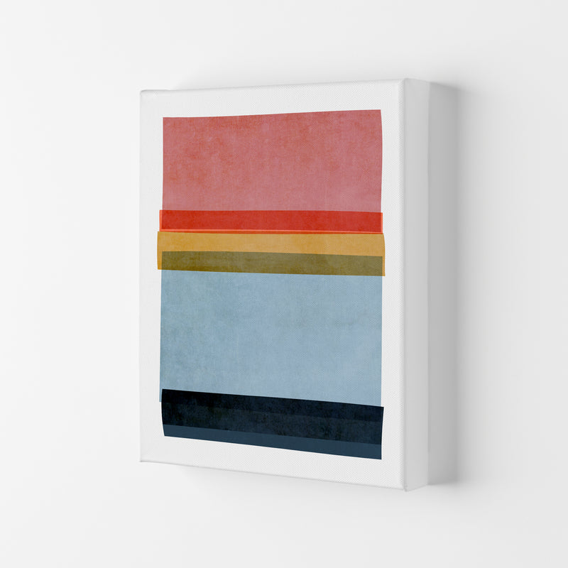 Colourful Abstract Shapes Wall Art B Canvas