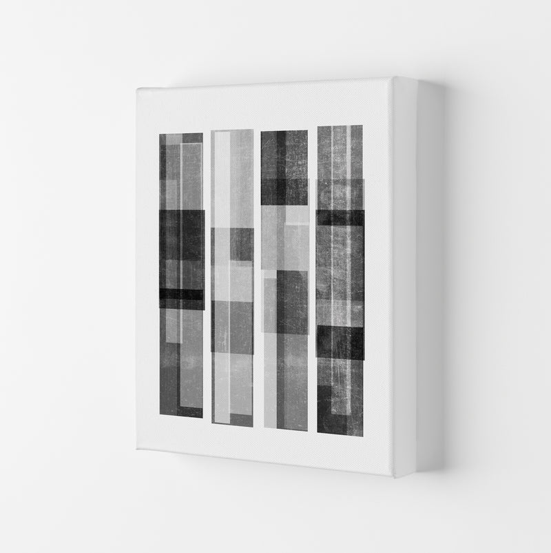 Black and White Abstract Negatives Canvas