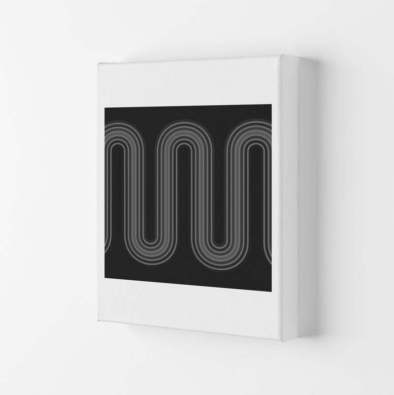 Black and White Line Art Canvas