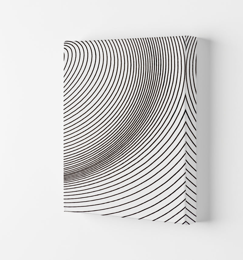 Black and White Line Drawing Canvas