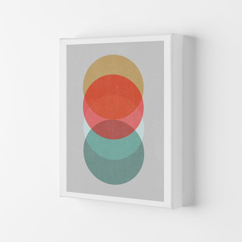 Mid Century Shapes in Scandi Colours A Canvas