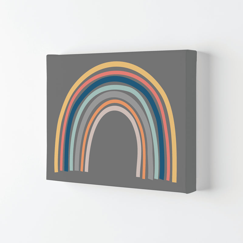 Rainbow on Gray Original Canvas