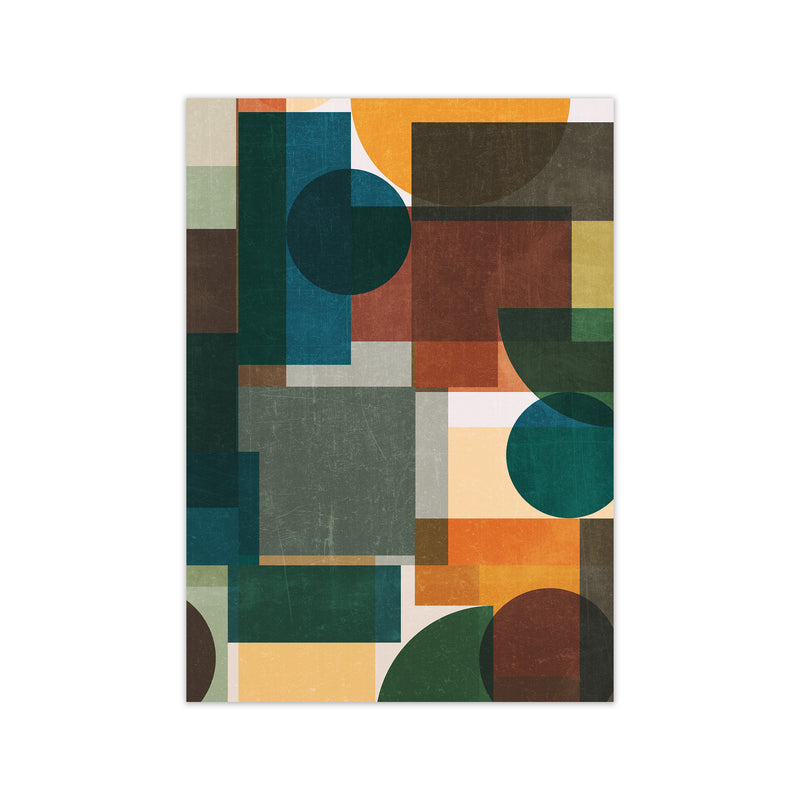 Colorful Abstract Modern Wall Art Print Only