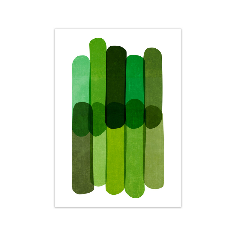 Green Abstract Wall Art Prints Print Only