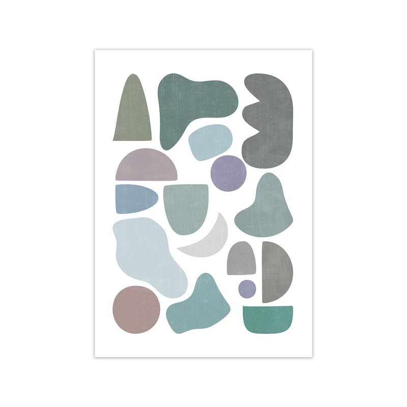 Abstract Terrazzo Shapes B Print Only