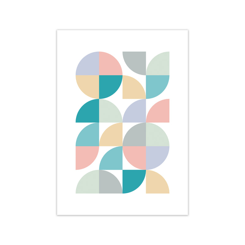 Abstract Pastel Nursery Print A Print Only