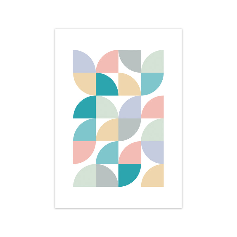 Abstract Pastel Nursery Print C Print Only