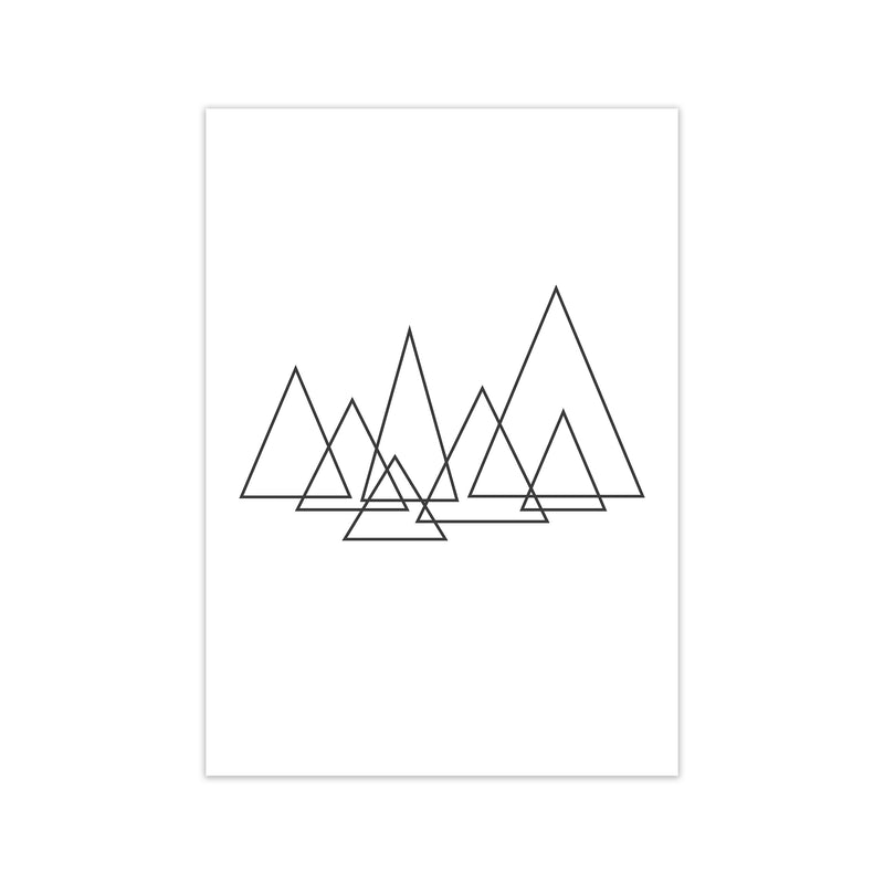 Geometric Triangle Poster Original Print Only