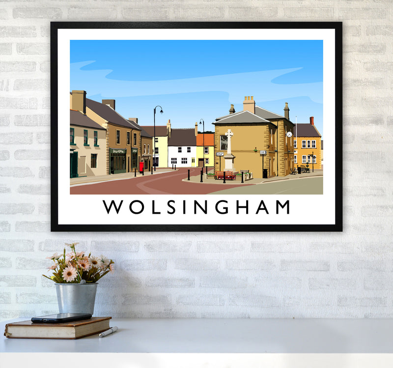 Wolsingham 2 Travel Art Print by Richard O'Neill A1 White Frame