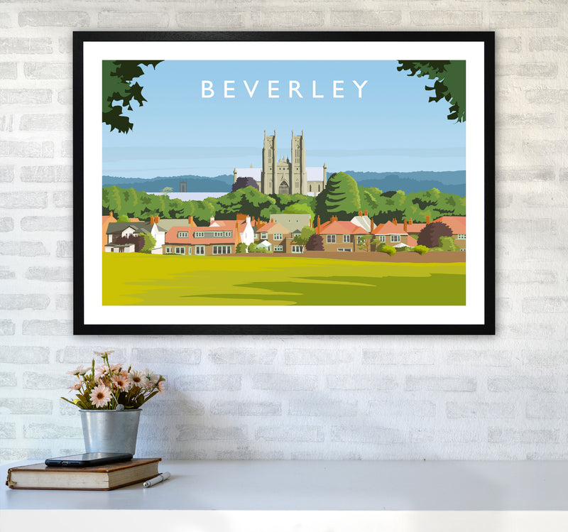 Beverley 3 Travel Art Print by Richard O'Neill A1 White Frame