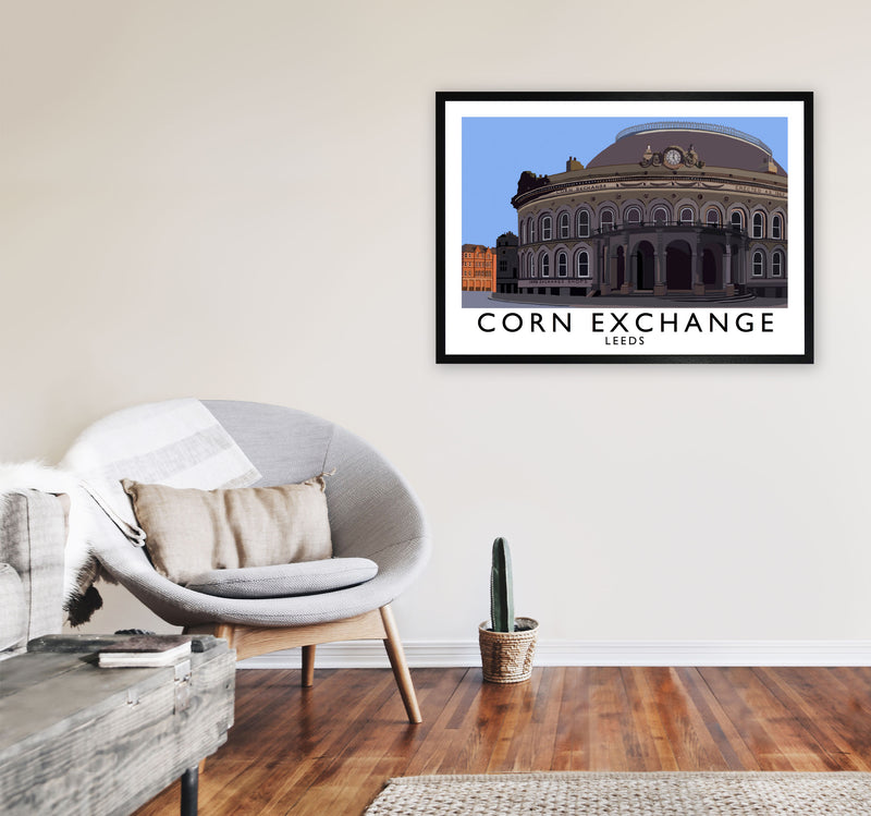 Corn Exchange by Richard O'Neill A1 White Frame