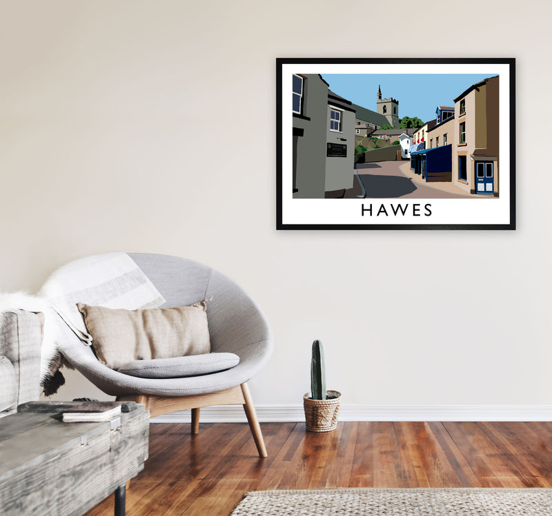 Hawes Art Print by Richard O'Neill A1 White Frame