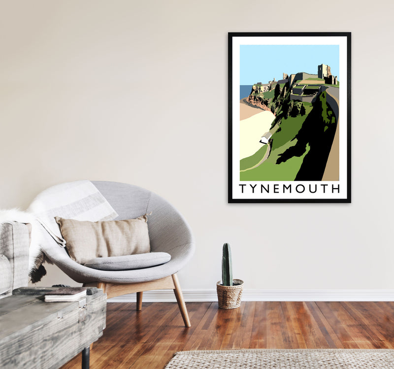 Tynemouth by Richard O'Neill A1 White Frame