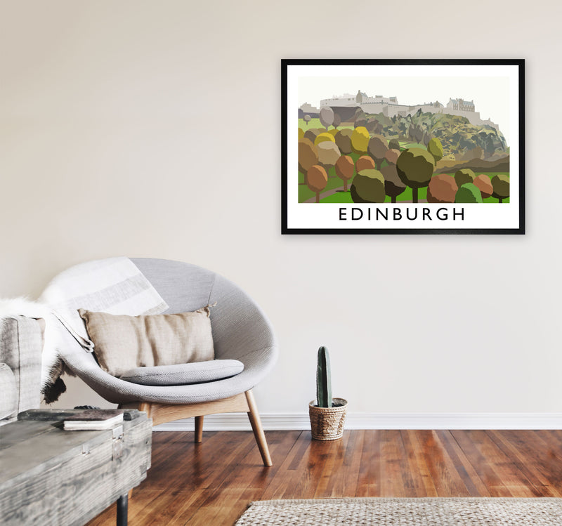 Edinburgh by Richard O'Neill A1 White Frame