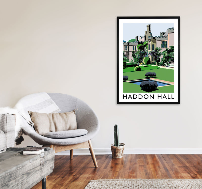 Haddon Hall by Richard O'Neill A1 White Frame