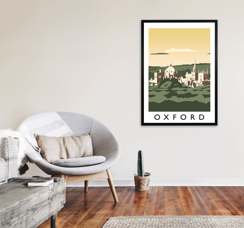 Oxford by Richard O'Neill A1 White Frame