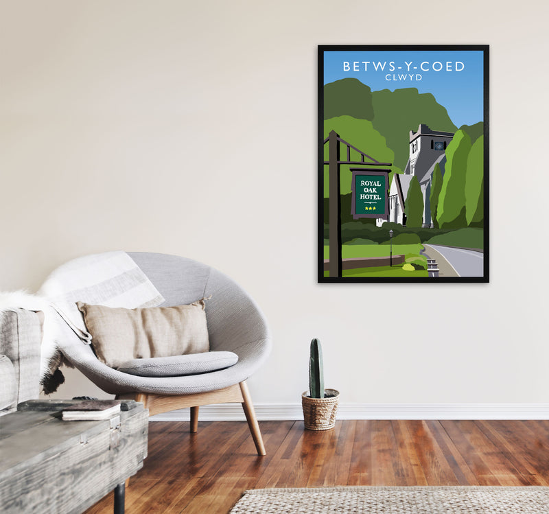 Betws- Y- Coed by Richard O'Neill A1 White Frame