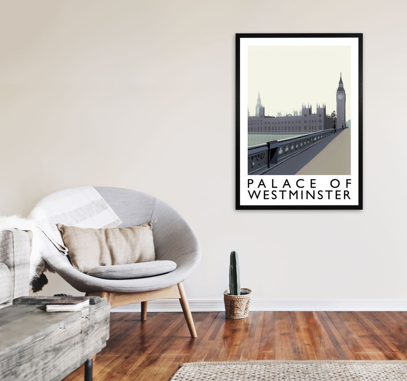 Palace Of Westminster by Richard O'Neill A1 White Frame