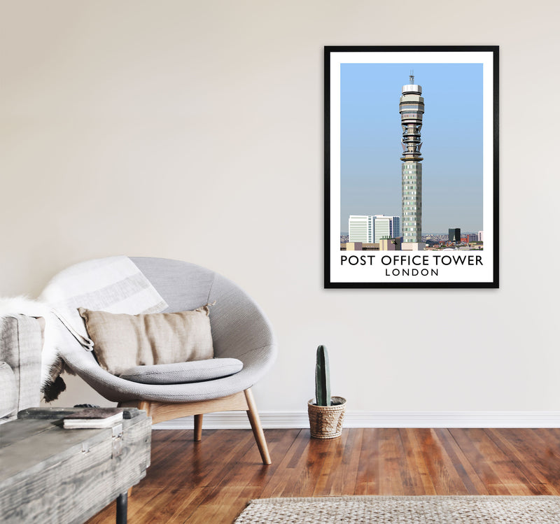 Post Office Tower London Art Print by Richard O'Neill A1 White Frame