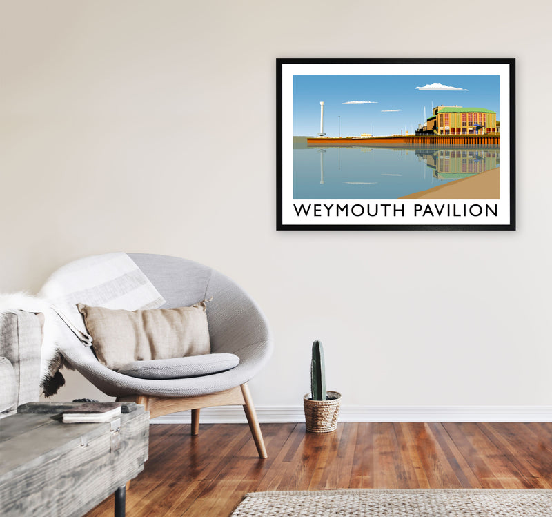 Weymouth Pavillion by Richard O'Neill A1 White Frame