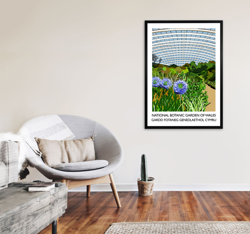 National Botanic Garden Of Wales by Richard O'Neill A1 White Frame