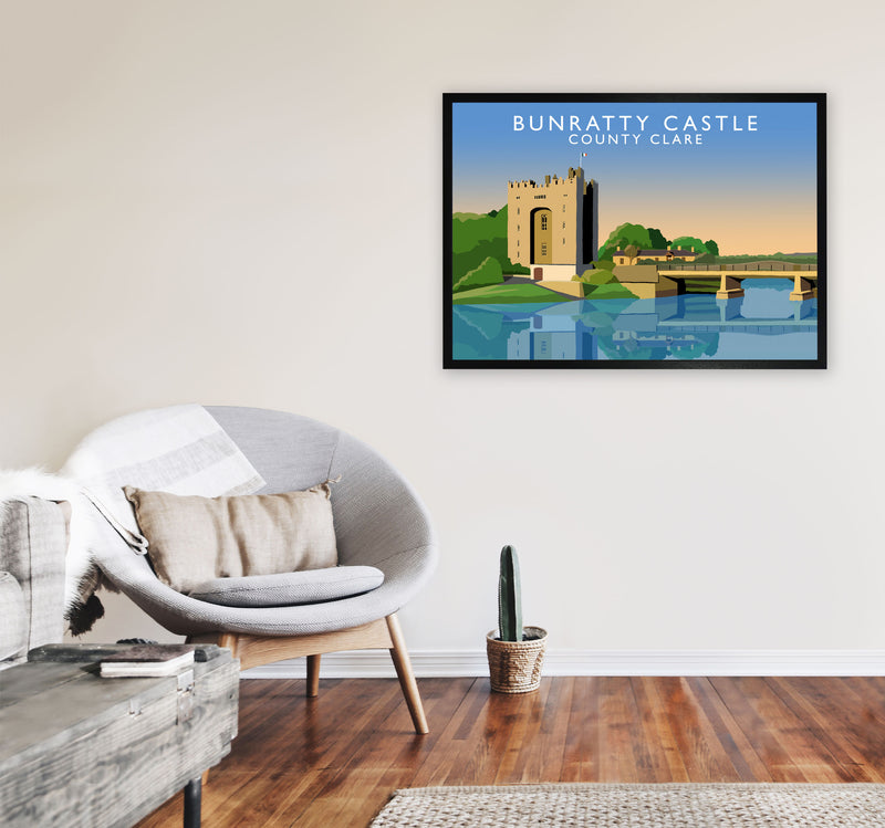Bunrutty Castle by Richard O'Neill A1 White Frame