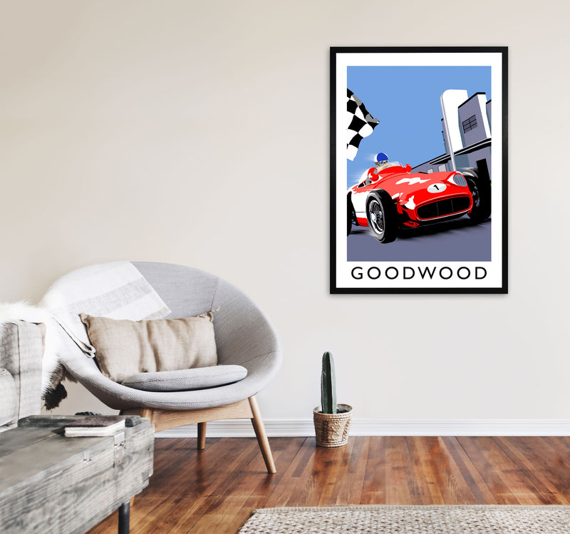 Goodwood by Richard O'Neill A1 White Frame