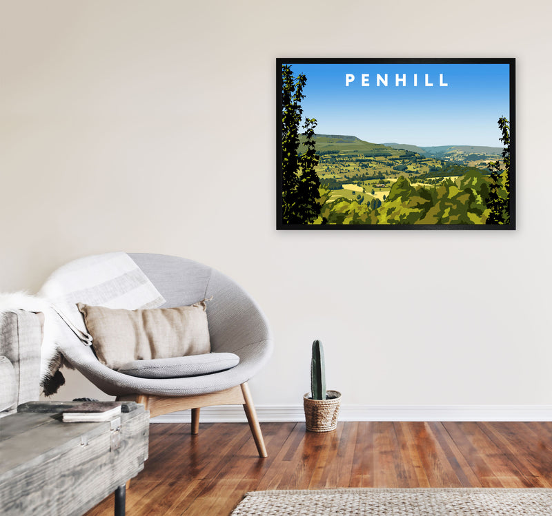 Penhill2 by Richard O'Neill A1 White Frame