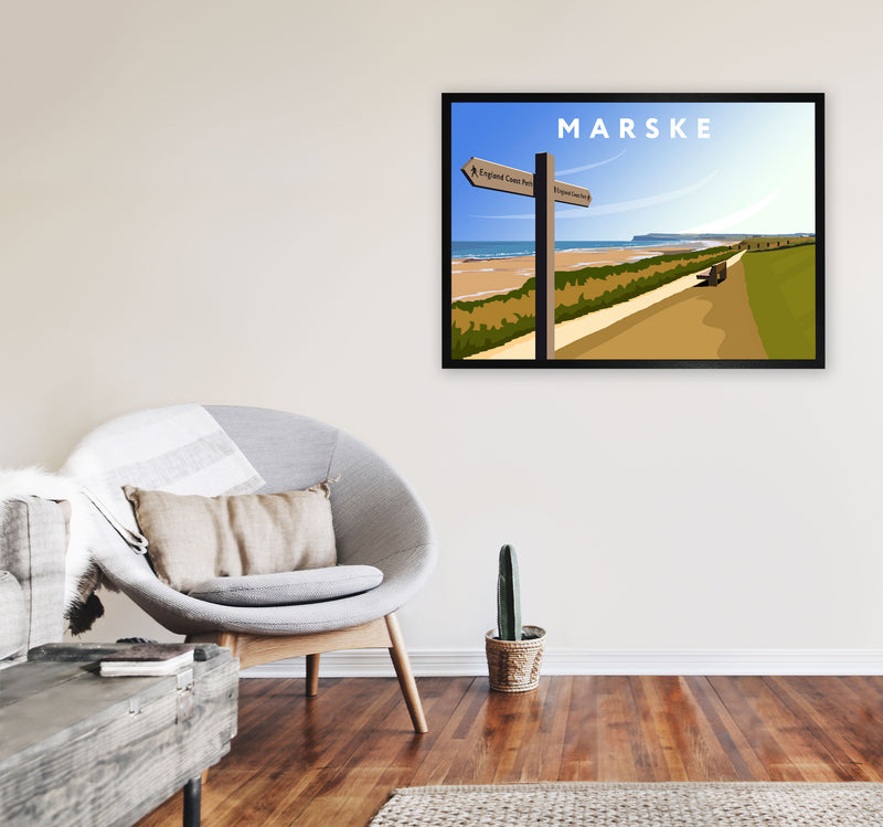 Marske by Richard O'Neill A1 White Frame