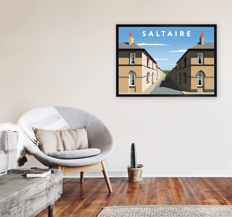 Saltaire by Richard O'Neill A1 White Frame