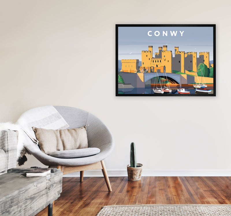 Conwy by Richard O'Neill A1 White Frame