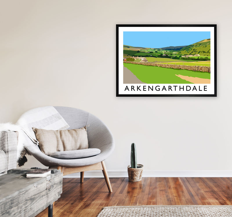Arkengarthdale by Richard O'Neill A1 White Frame