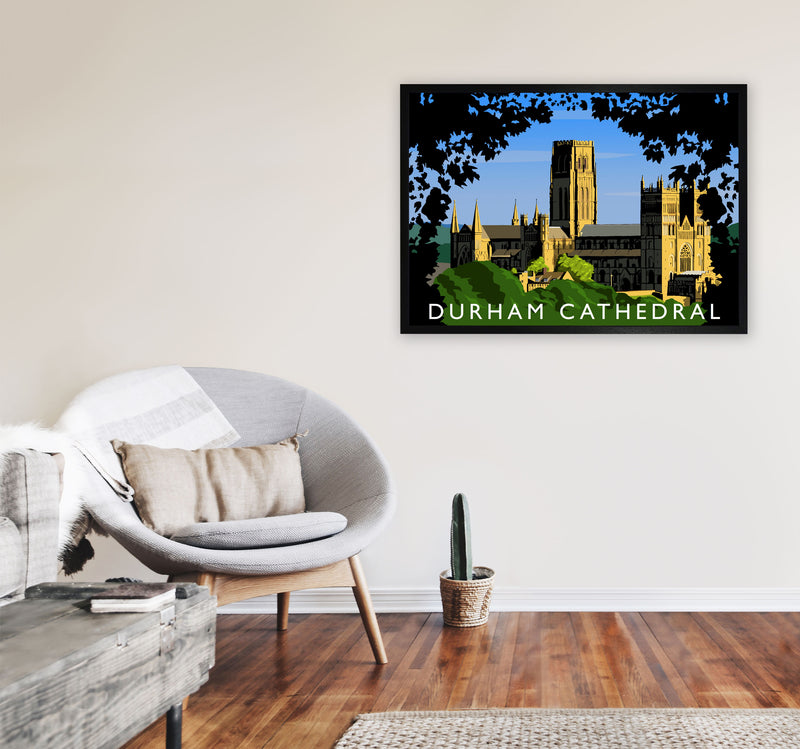 Durham Cathedral by Richard O'Neill A1 White Frame