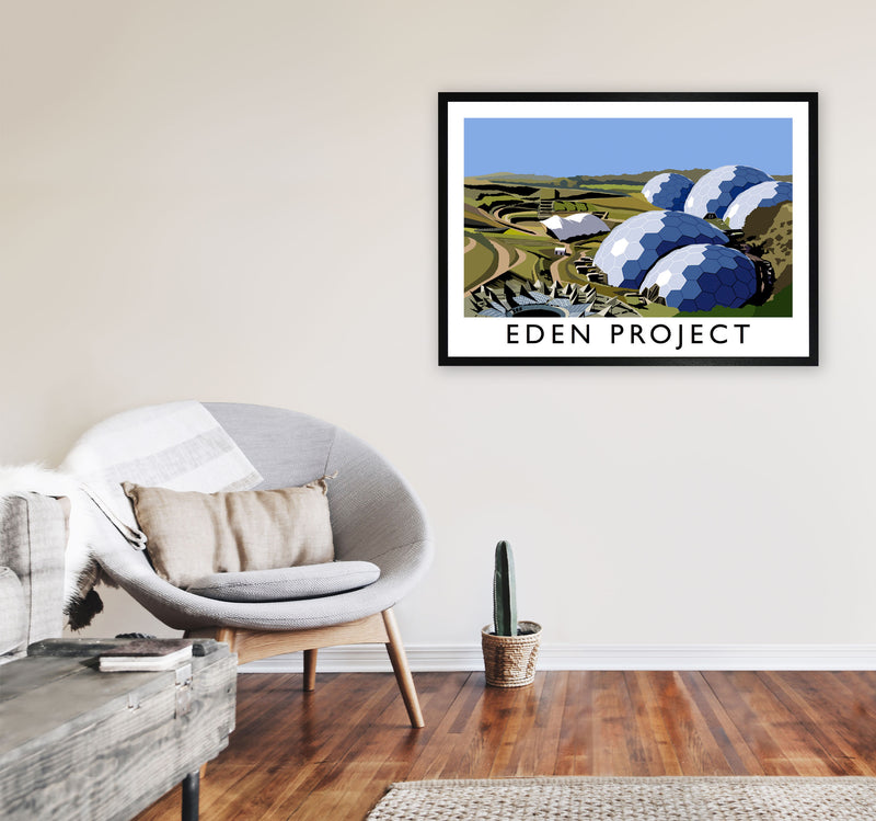 Eden Project by Richard O'Neill A1 White Frame