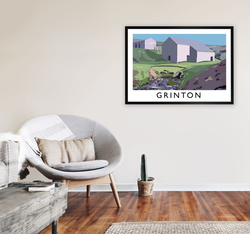 Grinton by Richard O'Neill A1 White Frame