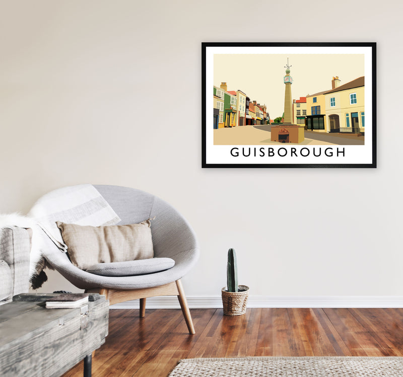 Guisborough by Richard O'Neill A1 White Frame