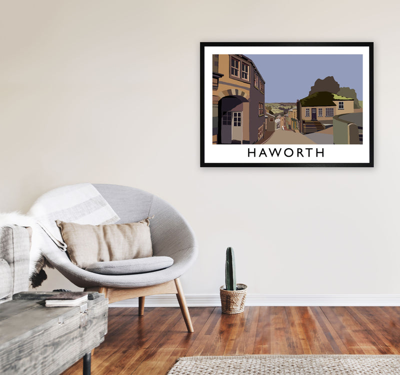 Haworth Framed Digital Art Print by Richard O'Neill A1 White Frame