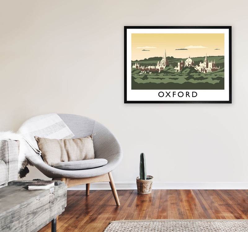 Oxford Art Print by Richard O'Neill, Framed Wall Art A1 White Frame