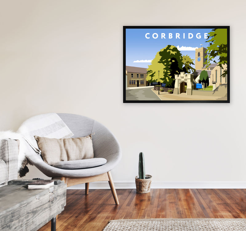 Cornbridge by Richard O'Neill A1 White Frame