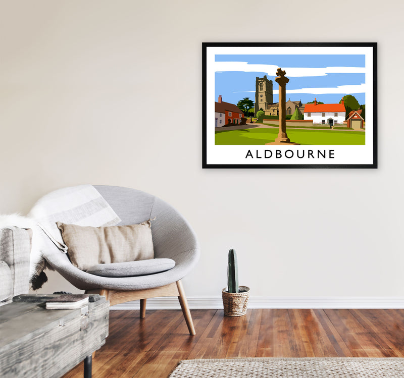 Aldbourne by Richard O'Neill A1 White Frame