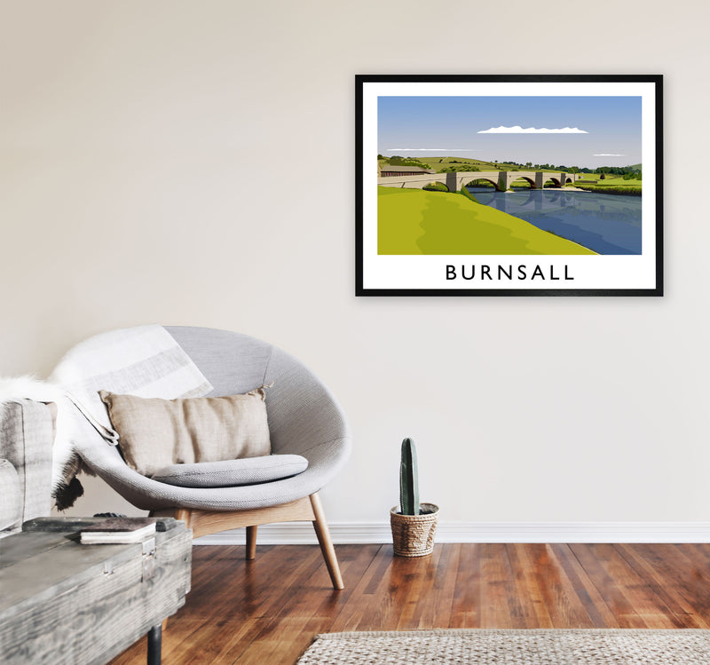 Burnsall by Richard O'Neill A1 White Frame