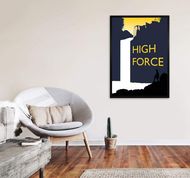 High Force 1 by Richard O'Neill A1 White Frame
