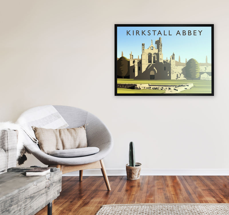 Kirkstall Abbey by Richard O'Neill A1 White Frame