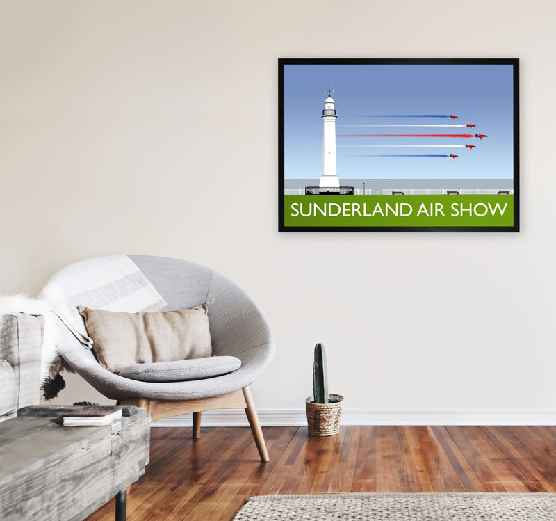 Sunderland AIr Show by Richard O'Neill A1 White Frame