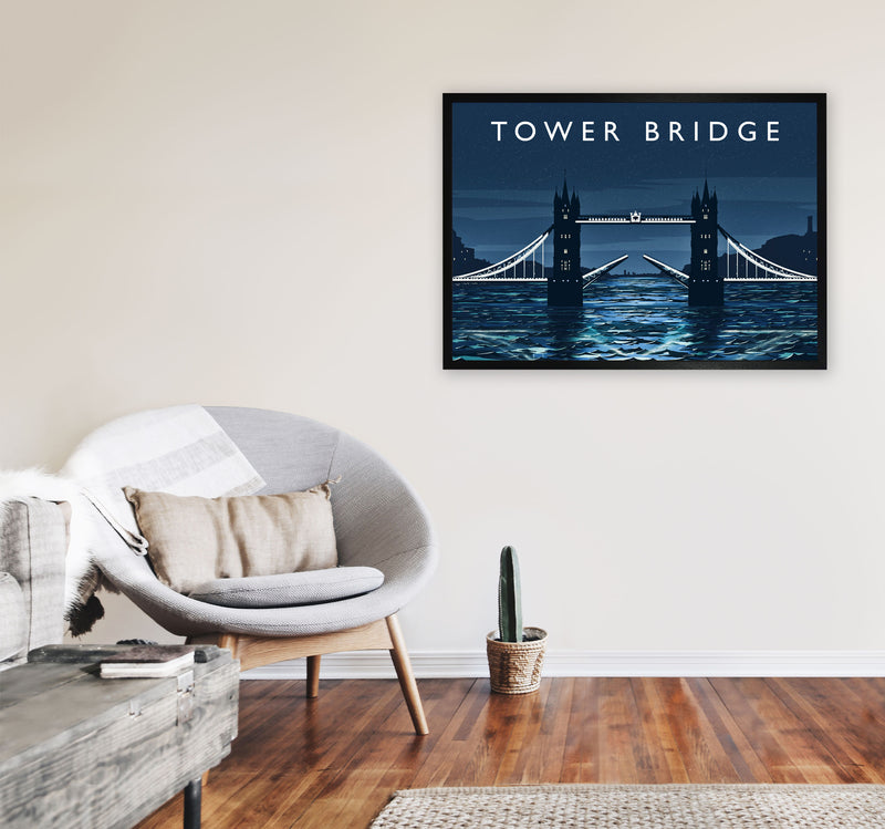 Tower Bridge by Richard O'Neill A1 White Frame
