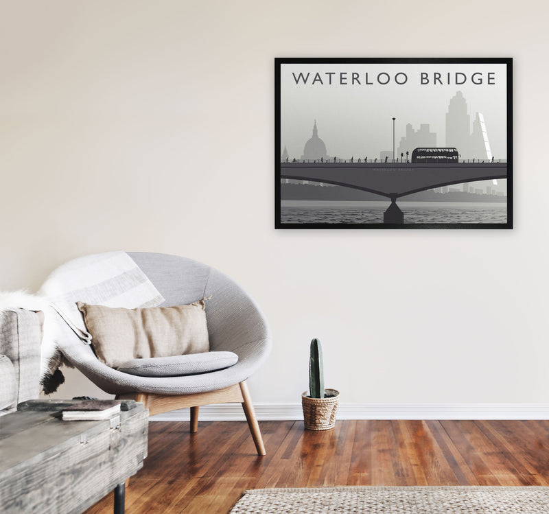 Waterloo Bridge by Richard O'Neill A1 White Frame