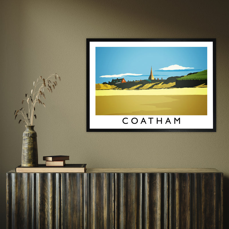 Coatham by Richard O'Neill A1 Black Frame