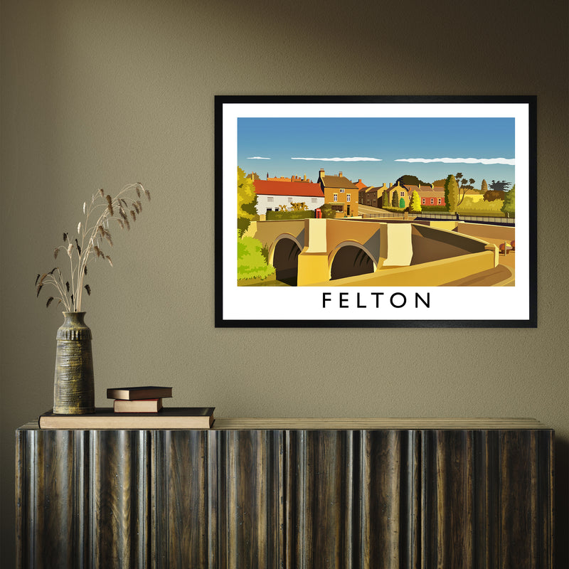 Felton by Richard O'Neill A1 Black Frame