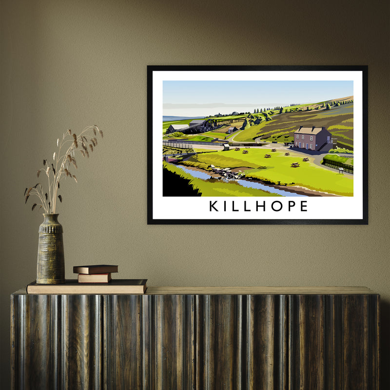 Killhope by Richard O'Neill A1 Black Frame