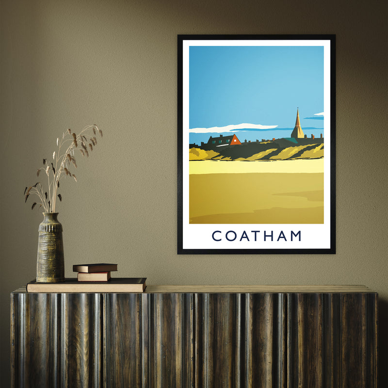 Coatham portrait by Richard O'Neill A1 Black Frame